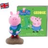 Tonies Peppa Pig - George Pig, Spielfigur (Hörspiel Mit Liedern, Englische Sprachausgabe)