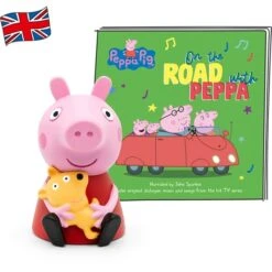Tonies Peppa Pig - On The Road With Peppa, Spielfigur (Hörspiel Mit Liedern, Englische Sprachausgabe)