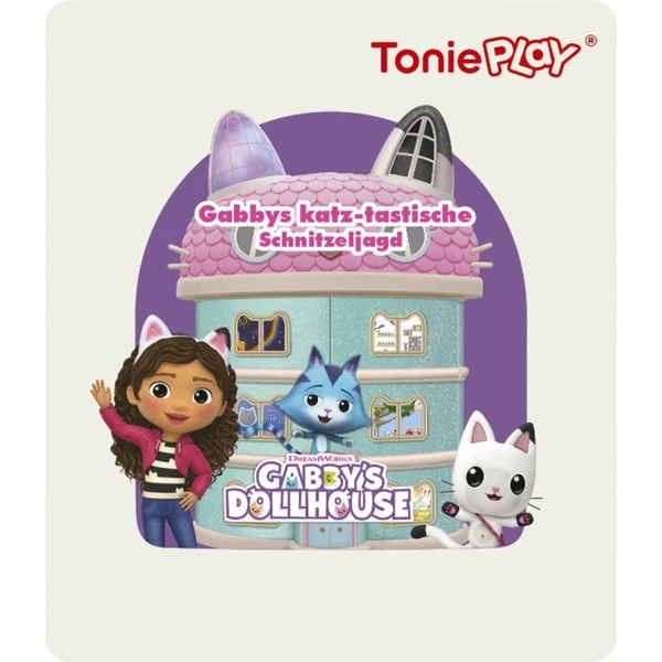 Tonies Tonieplay Game M - Gabby's Dollhouse: Gabby´s Katz-tatische Schnitzeljag, Geschicklichkeitsspiel – Bild 4